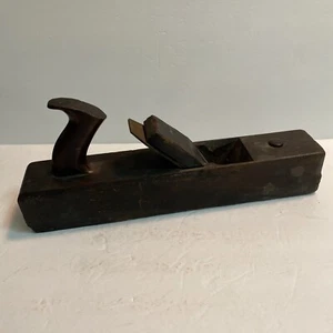Vintage Woodworking Carpenter Tool Large Wood 19 In Block Plane - Picture 1 of 16