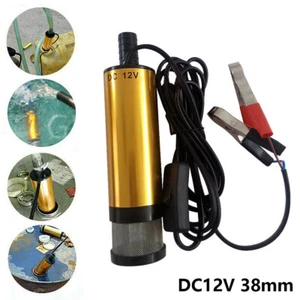 38mm Diesel Kraftstoffpumpe DC 12V Umfüllpumpe Wasser Öl Flüssigkeit Betankungswerkzeug Pumpe - Bild 1 von 12
