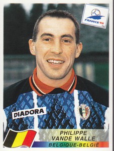 Panini - FIFA World Cup - France 98 - Philippe Vande Walle - Belgium - # 334