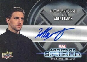 Agents Of S.H.I.E.L.D. Compendium AA-MO Maximilian Osinski Davis Autograph Card!