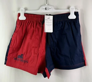 Harlequin Wanaka Rugby Shorts, Red/Navy, Small 30"-32" - Picture 1 of 2