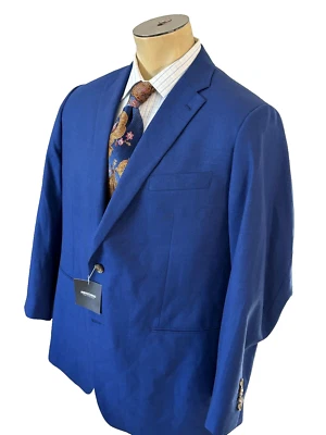 Chaqueta deportiva INDOCHINO para hombre azul marino tejida 2 botones 100 % lana talla 45R nueva con etiquetas Foto 1 de 4