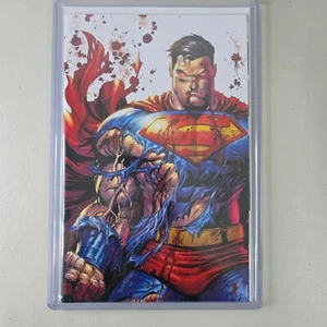 Superman #4 SDCC 2023 Virgin Battle Damage Tyler Kirkham Exclusive - Picture 1 of 6