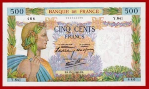 FRANCIA, 500 Francs, 1940, SC - Imagen 1 de 2