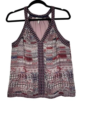 Joie Maisley B Sleeveless Tank Top in Medina Mauve Silk Women's Size XS - Image 1 of 4