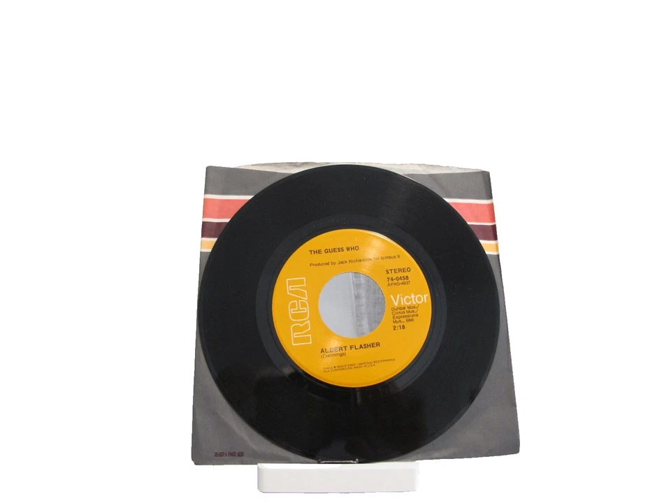 45 RECORD - THE GUESS WHO - ALBERT FLASHER - Image 1 of 1