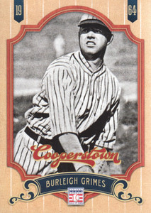 2012 Panini Cooperstown New York Giants Baseball Card #83 Burleigh Grimes