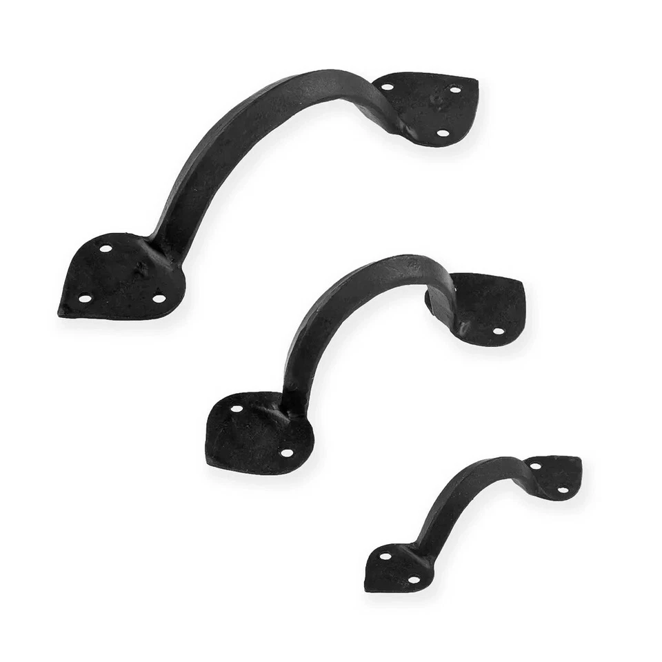 4" 6" 8" seta forjada à mão puxadores puxadores para porta armário puxadores - Imagem 1 de 1