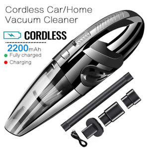 Portable Cordless Hand Held Vacuum Cleaner Wet Dry Car Auto Home Duster