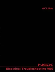 1992 Acura Nsx Electrical Troubleshooting Diagnostic Shop Manual - Picture 1 of 1