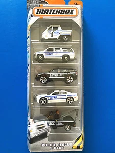 LIMITED EDITION 2016 Matchbox NEW YORK POLICE DEPT NYPD - POLICE 5 PACK new! - Picture 1 of 14