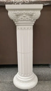 PVC Column Pedestal Roman Pillar Wedding Event Décor Garden Adjustable Height - Picture 1 of 15
