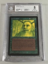 Graded Gaea's Liege Beta MTG BGS 8 Near Mint-Mint (NM-MT) Vintage 1993 Rare