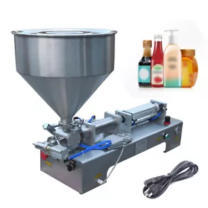 110V Pneumatic Liquid Filling Machine 100-1000ml Liquid Paste Filler US - Picture 1 of 13