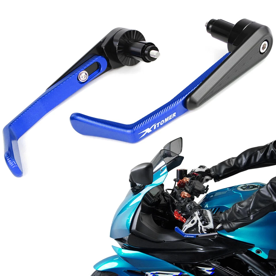 Fit For Kawasaki ZR-7/S 99-03 ZXR400 91-99 1 Set Handlebar Lever Grips Protect - Image 1 of 4