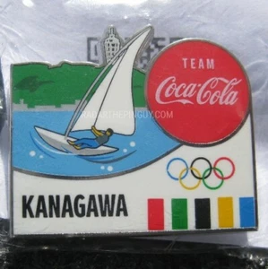 Prendedor olímpico de verano de Tokio 2020 Coca Cola Kanagawa - Imagen 1 de 1