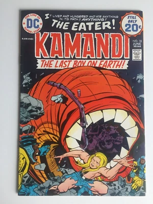 Kamandi Last Boy on Earth #18 Fine Jack Kirby Cover/Art  The Eater 1974 - Image 1 of 4