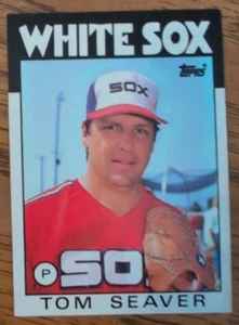 Tom Seaver Chicago White bSox 1986 Topps Baseball Card #390 MINT - Picture 1 of 2