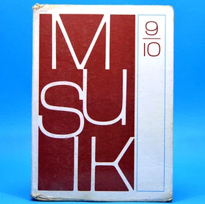 DDR Schulbuch Musik Klasse 9 und 10 Ausgabe 1976 Lieder Notenblätter Musiklehre - Bild 1 von 1
