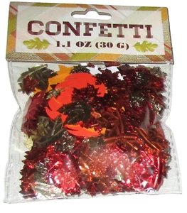 HERBST ~ Tischkonfetti ~ KÜRBISSE UND HERBSTBLÄTTER - Bild 1 von 1