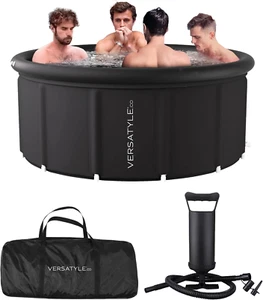 Ice Bath Tub XXL 312 Gal Portable & Inflatable Outdoor Group Pod XL Cold Plunge  - Picture 1 of 12