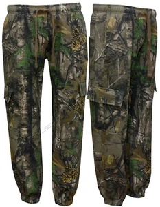 Mens Jungle Fishing/Hunting Camouflage Fleece Jogging Bottoms Trouser S - 5XL  - Picture 1 of 7