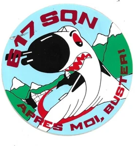 RAF ZAP / STICKER 617 SQ VULCAN ERA ROYAL AIR FORCE SQUADRON PATCH / STICKER - Bild 1 von 1