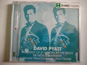 David Pyatt plays Mozart Horn Concertos & Quintet ASMF Marriner Erato 69719 CD - Picture 1 of 2