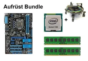 Bundle ASUS P8H61/USB3 + Intel Core i3 i5 i7 CPU + 4GB bis 16GB RAM wählbar - Bild 1 von 12