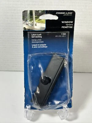 Fechadura de janela deslizante de alumínio Prime-line E2500 preta CAIXA ABERTA - Imagem 1 de 2