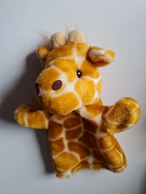 Plüsch Handpuppe Giraffe - Bild 1 von 3