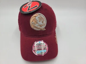 Women Florida State University Seminoles Zephyr Strapback Adjustable Hat Cap Red - Picture 1 of 11