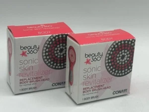 Conair Beauty 360 Skin Revitalizer Replacement Face Body Brush Heads - (2-Pack) - Picture 1 of 3