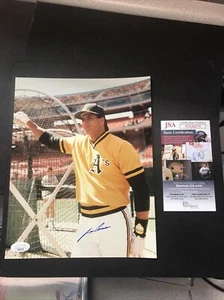 Jose Canseco MLB Oakland Athletics Autograph Sign Auto 8x10 Photo JSA CERTIFIED! - Picture 1 of 7