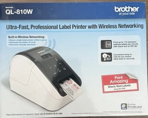 Brother QL810W Ultra-fast Label Printer with Wireless Networking (BRAND NEW) - Picture 1 of 6
