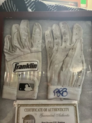 Bret Boone Game Used Batting Gloves - Image 1 of 4