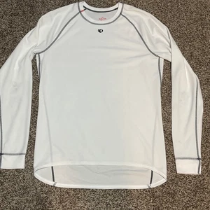 Pearl Izumi Barrier Long Sleeve Cycling Baselayer Size X-Large White - Picture 1 of 9