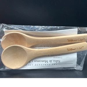 Juego de cuchara pequeña de bambú The Pampered Chef #1673 Nuevo de Lote Antiguo Hecho en Taiwán Sellado - Imagen 1 de 6