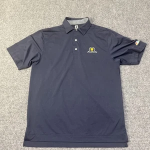 FootJoy Camicia Uomo Piccola Blu Navy Golf Polo GOLF Tour Presidenti Coppa - Foto 1 di 11