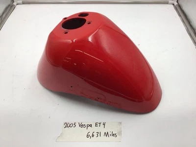 OEM Vespa ET2 50cc ET4 150cc Front Fender Red 2001-2005 - Image 1 of 4