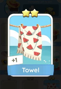 Towel - Monoply Go Sticker Fast Sending!! - Picture 1 of 1