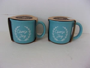 2 Inspirational Coffee Mugs ~ Choose Joy 16oz.  by Living Grace - Picture 1 of 3