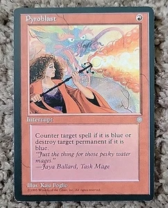 MTG—Pyroblast Ice Age Regular—LP NM—Vintage Magic the Gathering - Picture 1 of 1