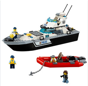 LEGO CITY: Police Patrol Boat (60129) 100% Complete (Excellent Condition)