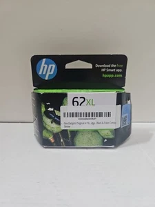 NEW Genuine HP 62XL TRI COLOR Cartridge OEM Exp 10/25 - Picture 1 of 1