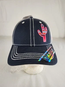 Ariat Women's Cactus Logo Snapback Mesh Cap Hat (Navy/White, One Size) - Picture 1 of 10