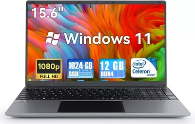Portátil SGIN 15.6" FHD IPS 12GB 1TB SSD Intel N5095 Hasta 2.9Ghz Windows 11 Hogar Foto 1 de 4