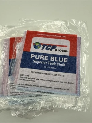 Paquete de 11 paños Tack azul puro 18x36 pulgadas Foto 1 de 3