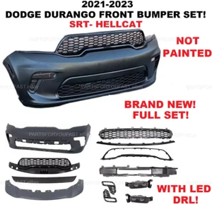 For 2021 2022 2023 Dodge Durango SRT Hellcat Complete Front Bumper Assembly LED - Picture 1 of 4