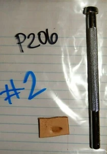 Vintage Craftool USA P206 #2 smooth punch stamp tool - Picture 1 of 2